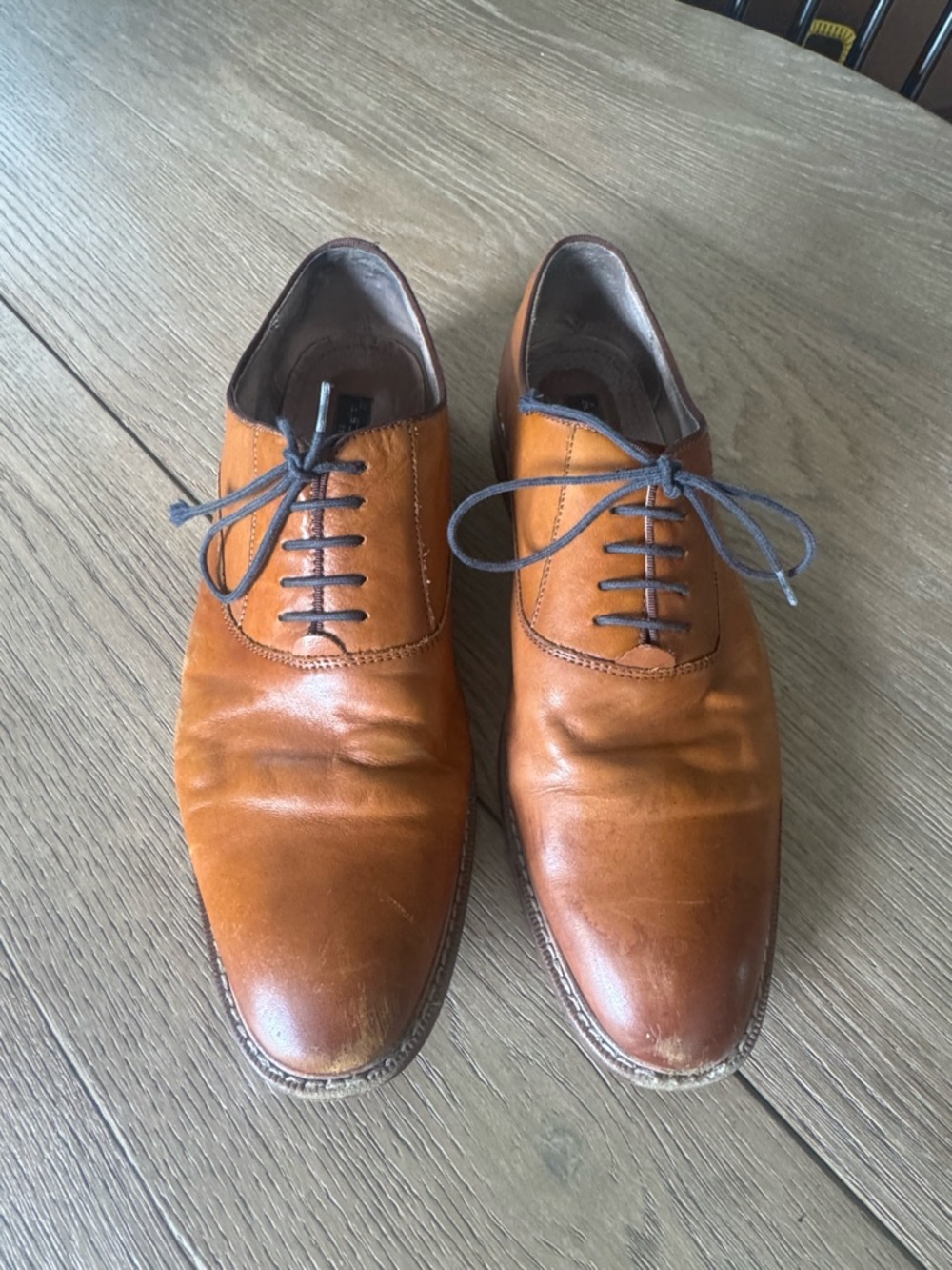Men's Leather Oxford Shoes Size 10.5